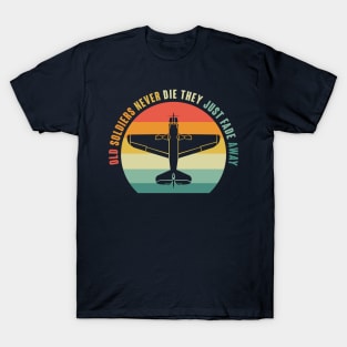 SB2C Helldiver World War 2 Dive Bomber Aircraft Aviation T-Shirt